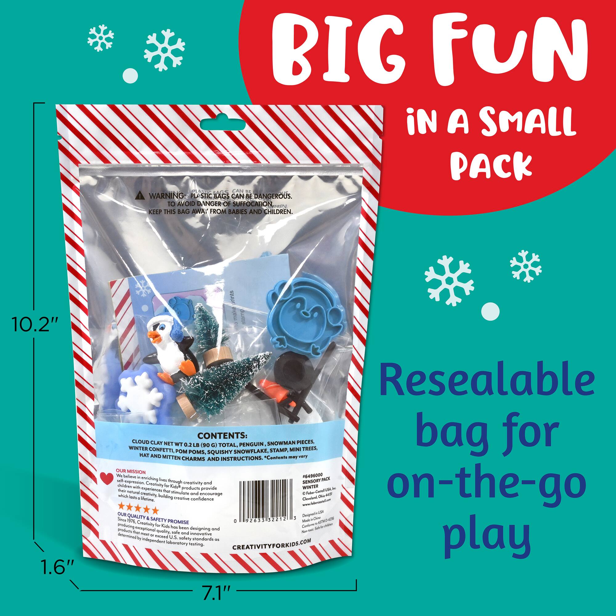Creativity for Kids® Sensory Pack Winter